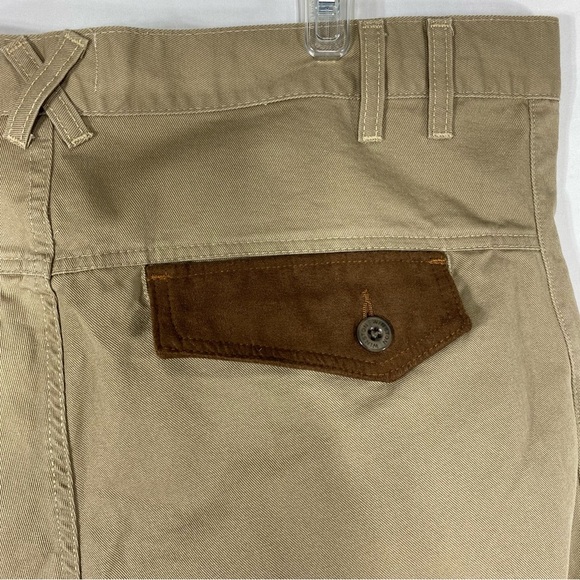 Winston Men’s Khaki Pants w/ Microsuede Offset Back Pockets 38/31 - Picture 5 of 10